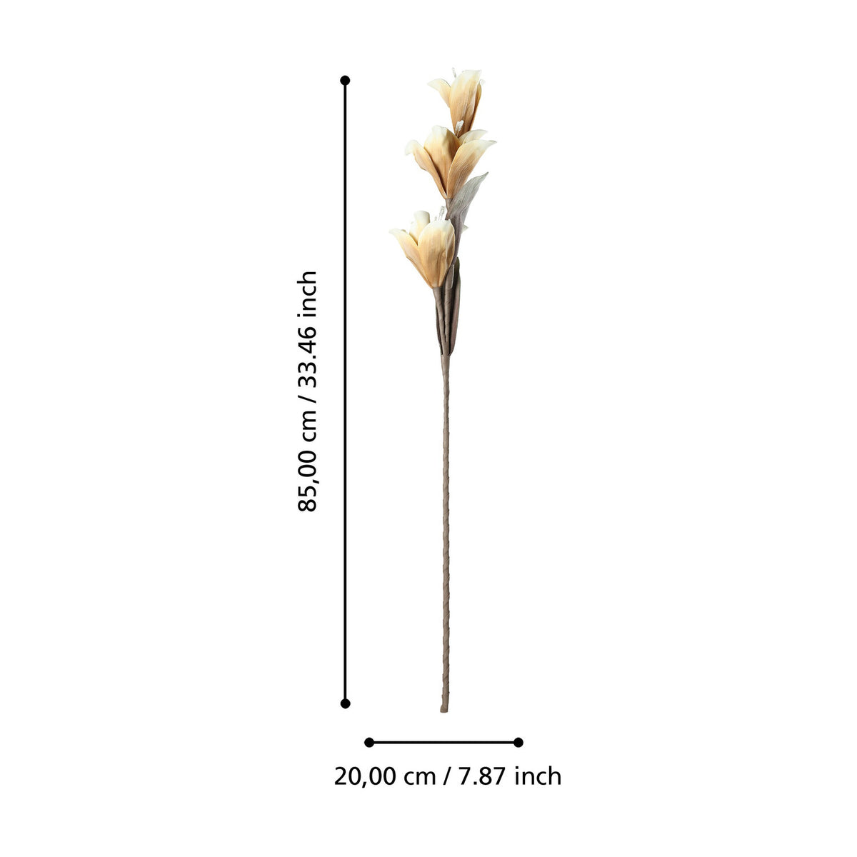 Molave Artificial Flower 428116 - Brown & White