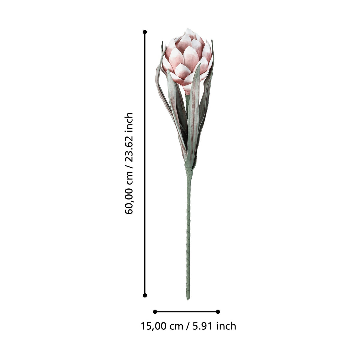 Molave Artificial Flower 60cm - Pink & White