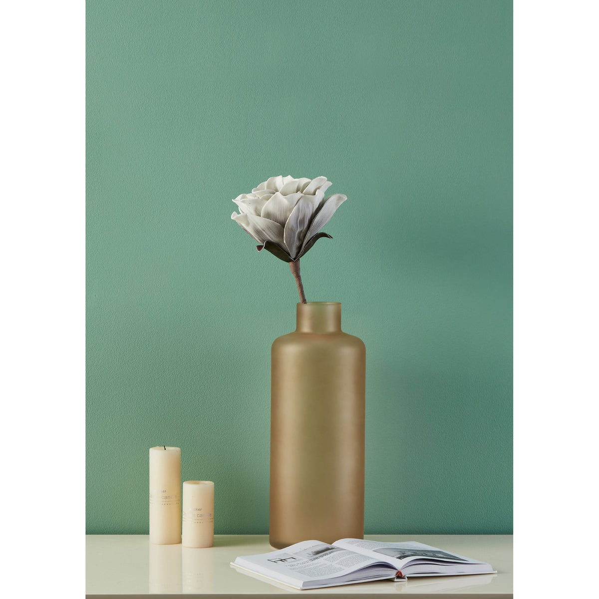 Molave Artificial Flower - Grey & White