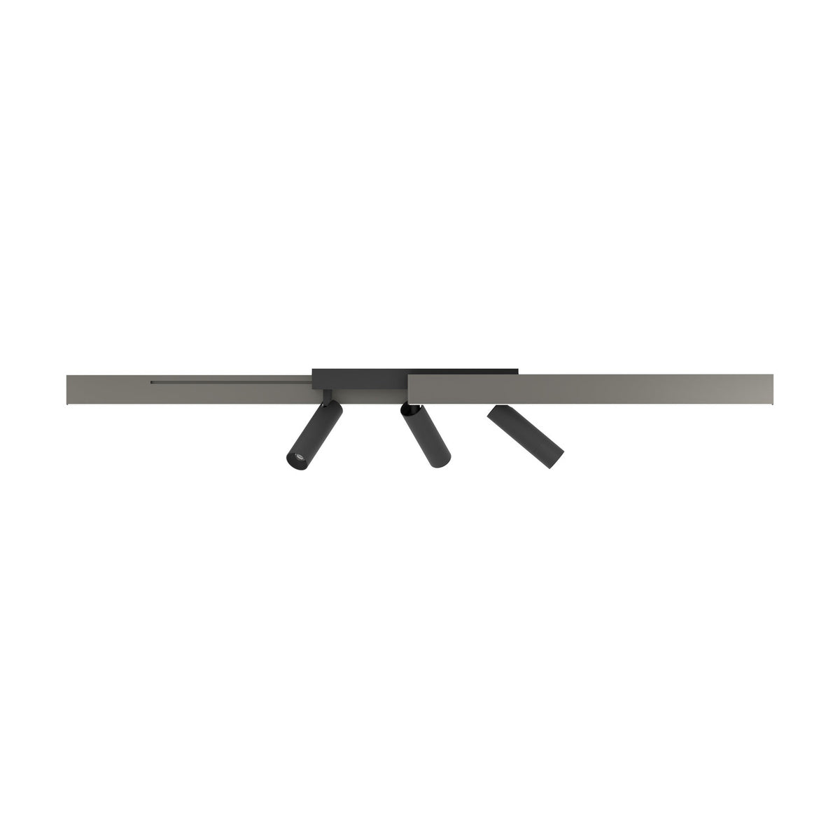 Moriscote Colour Changing LED Flush Ceiling Light - Black & Grey