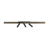 Moriscote LED Flush Ceiling Light - Bronze & Black