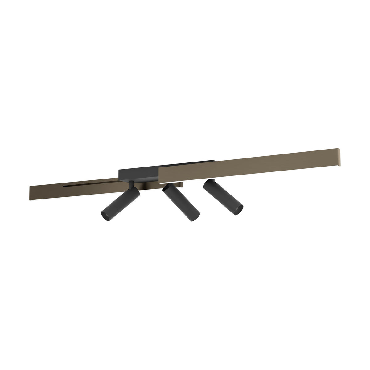 Moriscote LED Flush Ceiling Light - Bronze & Black
