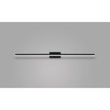Morne LED Bathroom Mirror Wall Light 16W 4000K - Black