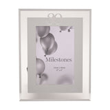 30th Birthday Mirror Border Photo Frame 6 x 4in - Silver
