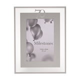 70th Birthday Mirror Border Photo Frame 6 x 4in - Silver