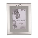 90th Birthday Mirror Border Photo Frame 6 x 4in - Silver