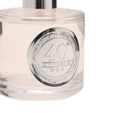 40th Birthday Sandalwood Reed Diffuser 200ml - Clear & Silver