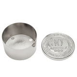 30th Birthday Embossed Round Metal Trinket Box - Silver