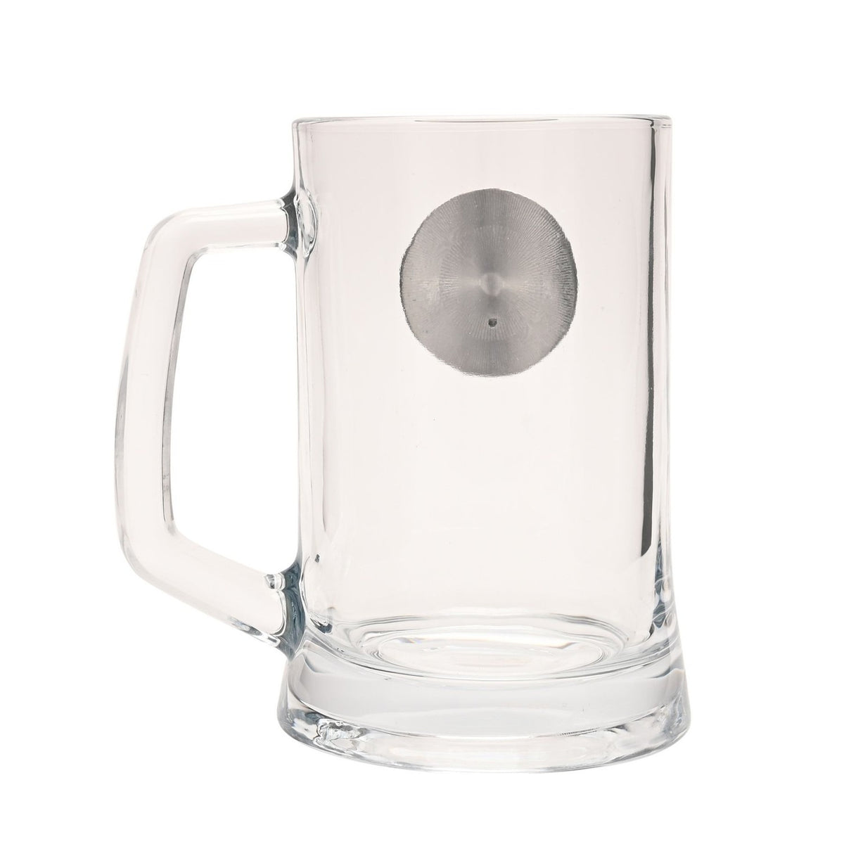 40th Birthday Badged Tankard Beer Glass 650ml - Clear
