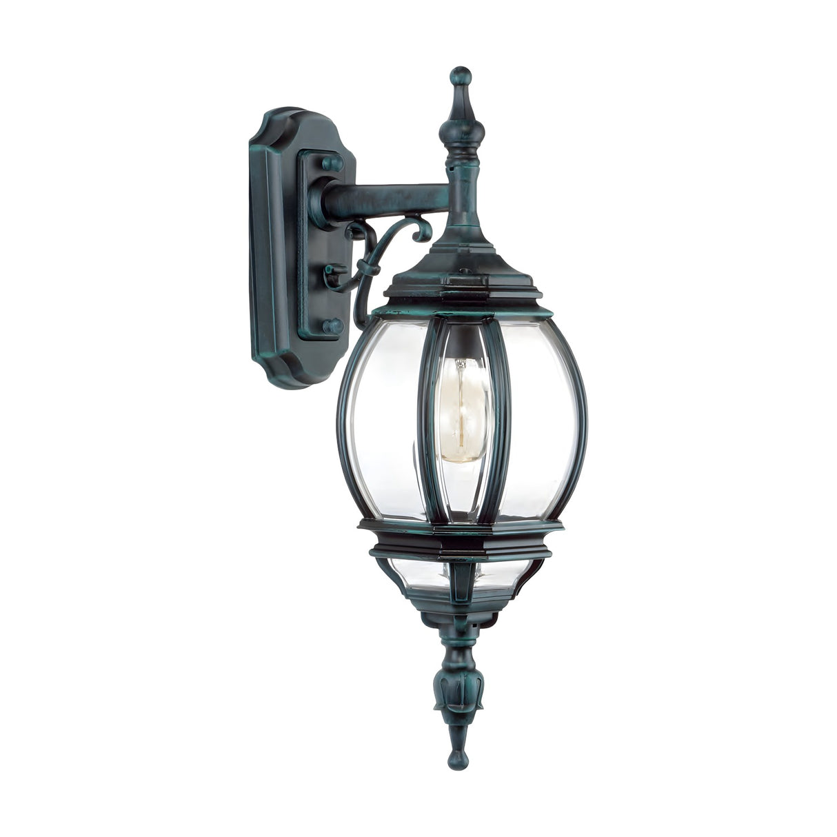Mullion Small Cast Aluminium Outdoor Wall Lantern
