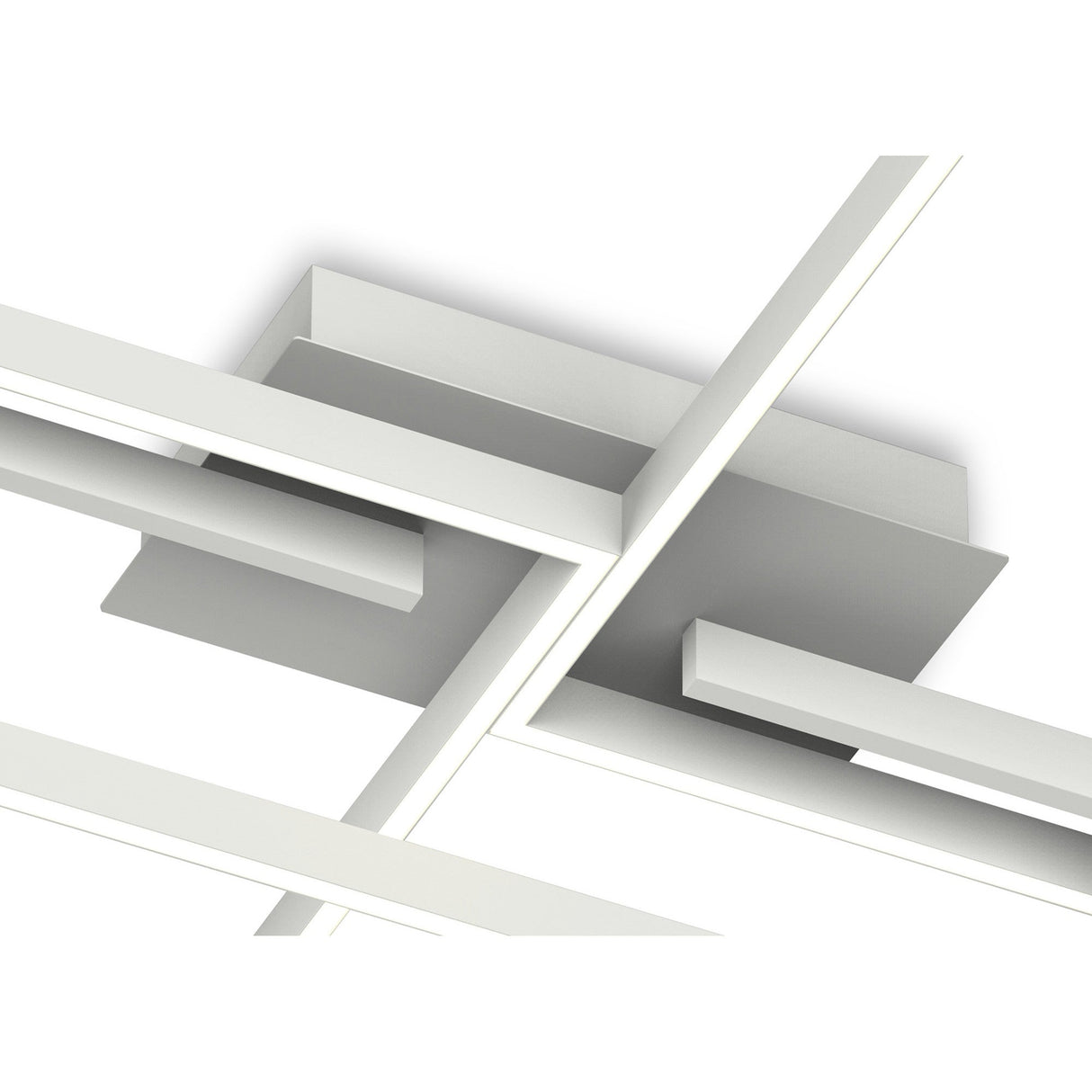 Mural LED Semi-Flush Ceiling Light 48W 3000K - Matt White