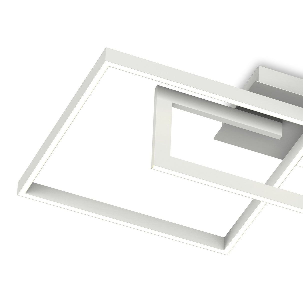 Mural LED Semi-Flush Ceiling Light 48W 3000K - Matt White