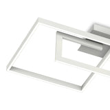 Mural Dimmable LED Semi-Flush Ceiling Light 48W 3000K - Matt White