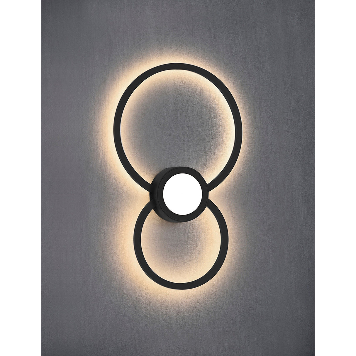 Mural Dimmable LED Wall Light 24W 3000K - Black
