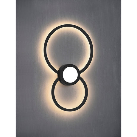 Mural Dimmable LED Wall Light 24W 3000K - Black