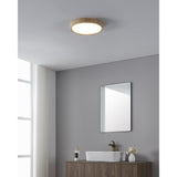 Musurita LED Bathroom Ceiling Light - Natural Wood Effect