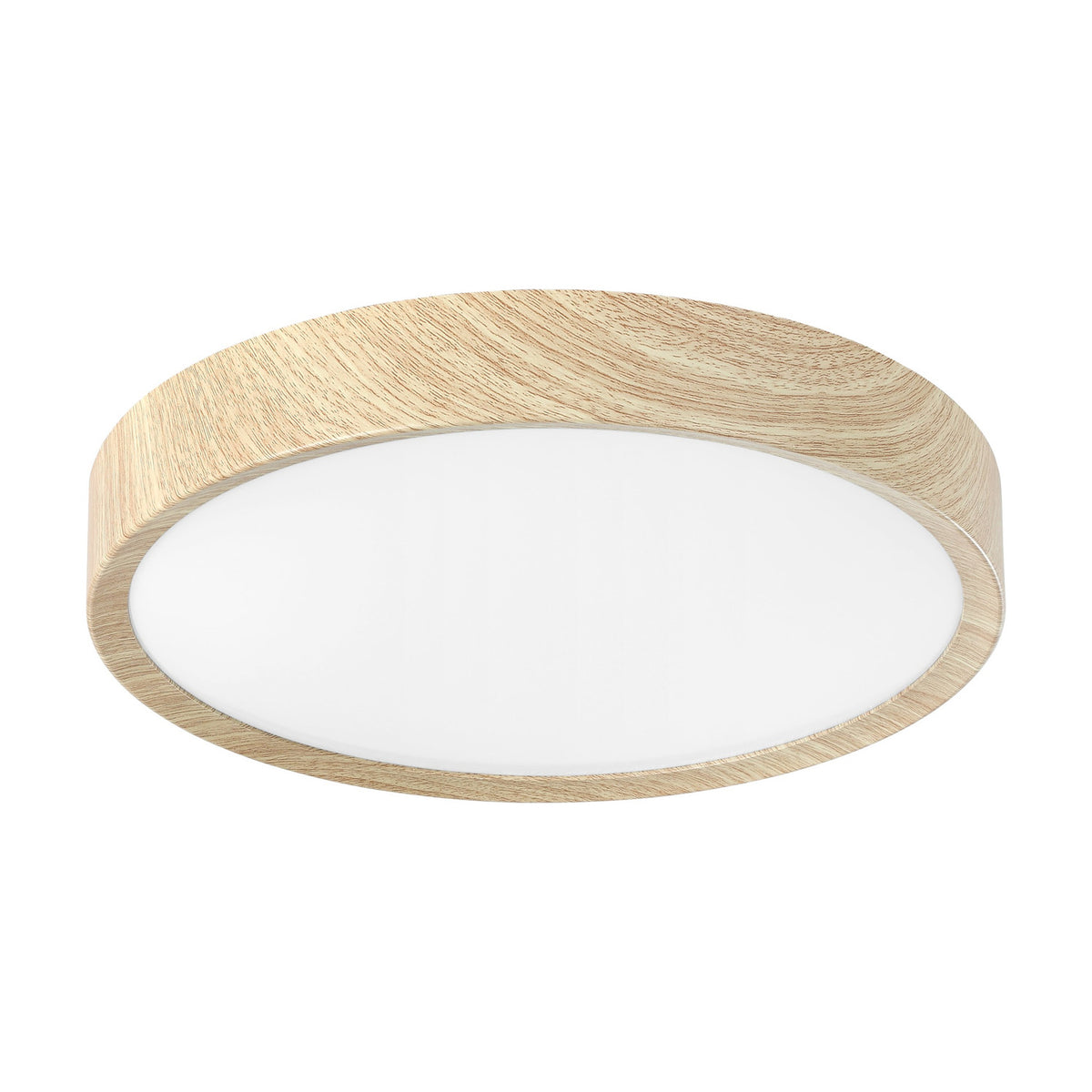 Musurita LED Bathroom Ceiling Light - Natural Wood Effect