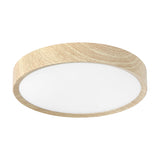 Musurita LED Bathroom Ceiling Light - Natural Wood Effect