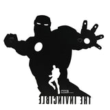 The Avengers Iron Man Silhouette Metal Wall Plaque - Black