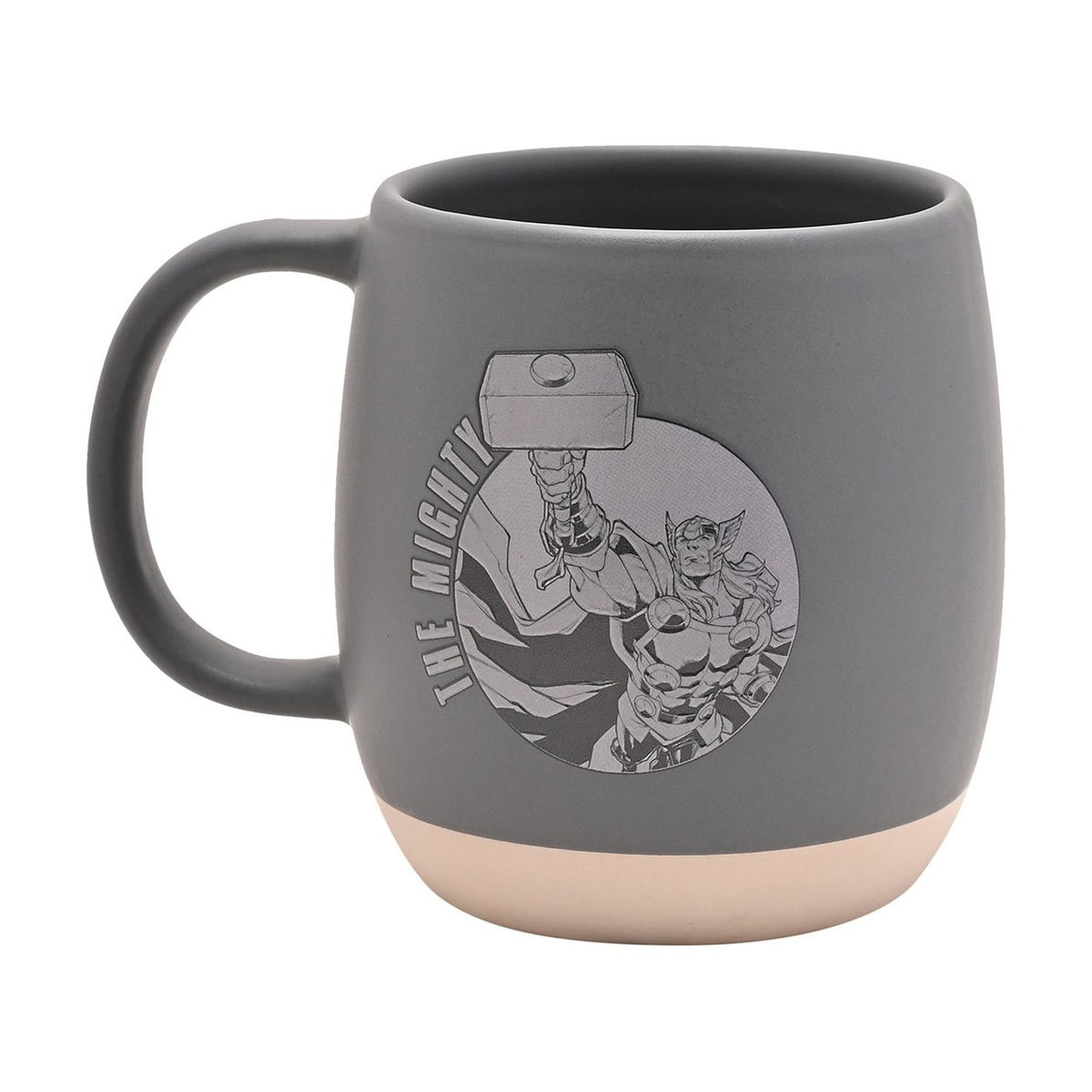 Avengers Thor The Mighty Rounded Stoneware Mug 500ml - Grey