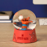 The Avengers Spider-Man Raised Hand Snow Globe - Red & Clear