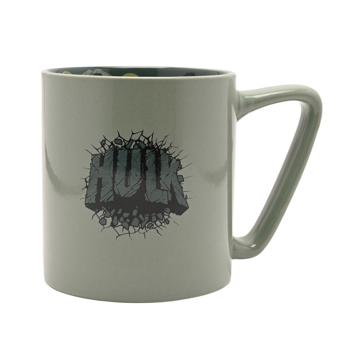 The Avengers Hulk Porcelain Mug with Inside Decal - Green