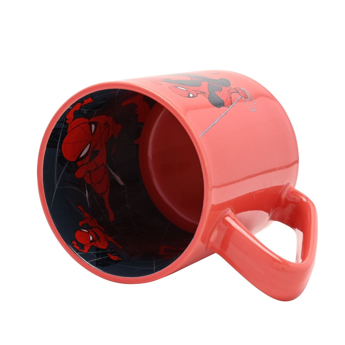 The Avengers Spider-Man Porcelain Mug with Inside Decal - Red