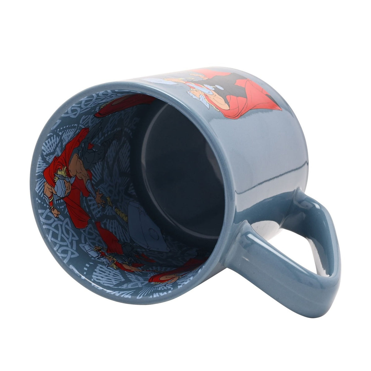 Avengers Thor Porcelain Mug with Inside Decal 500ml - Blue