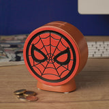 The Avengers Spider-Man Mask Round Resin Money Box - Red