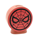 The Avengers Spider-Man Mask Round Resin Money Box - Red