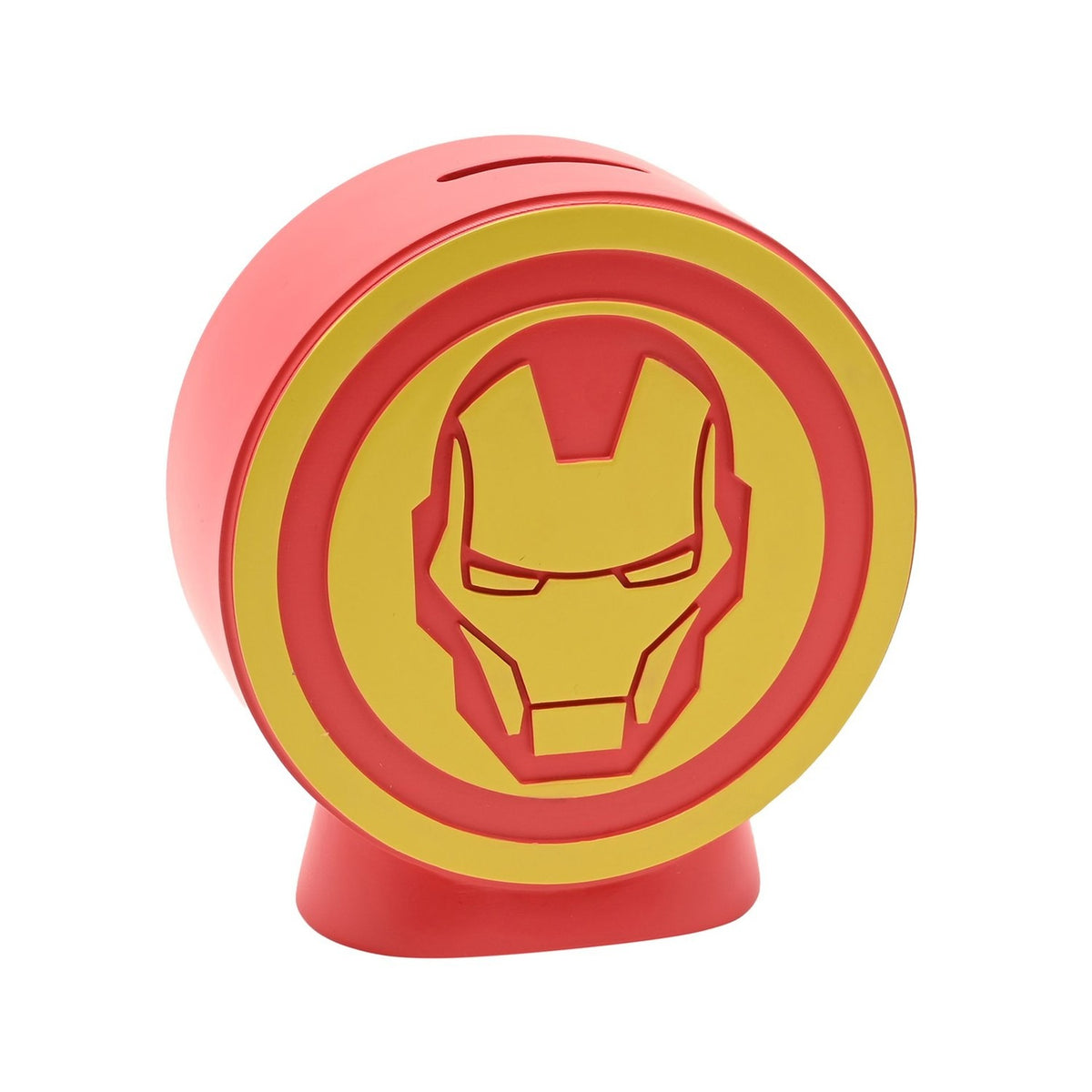 Avengers Iron Man Helmet Emblem Money Box - Red & Yellow