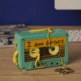 Avengers I Am Groot Cassette Tape Money Box - Green & Yellow