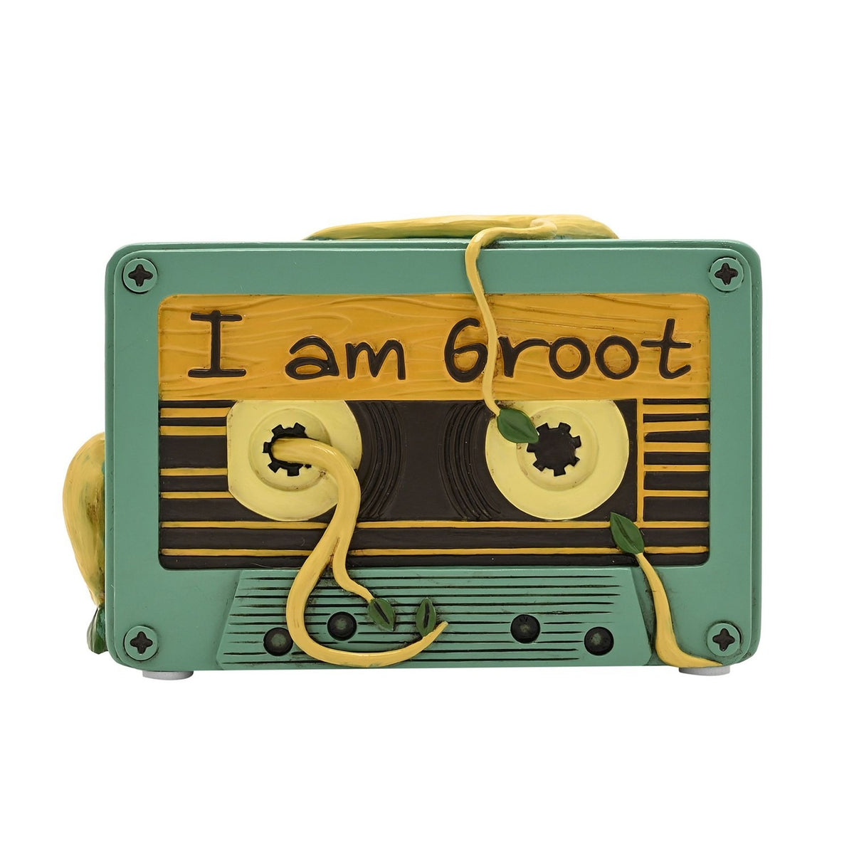 Avengers I Am Groot Cassette Tape Money Box - Green & Yellow