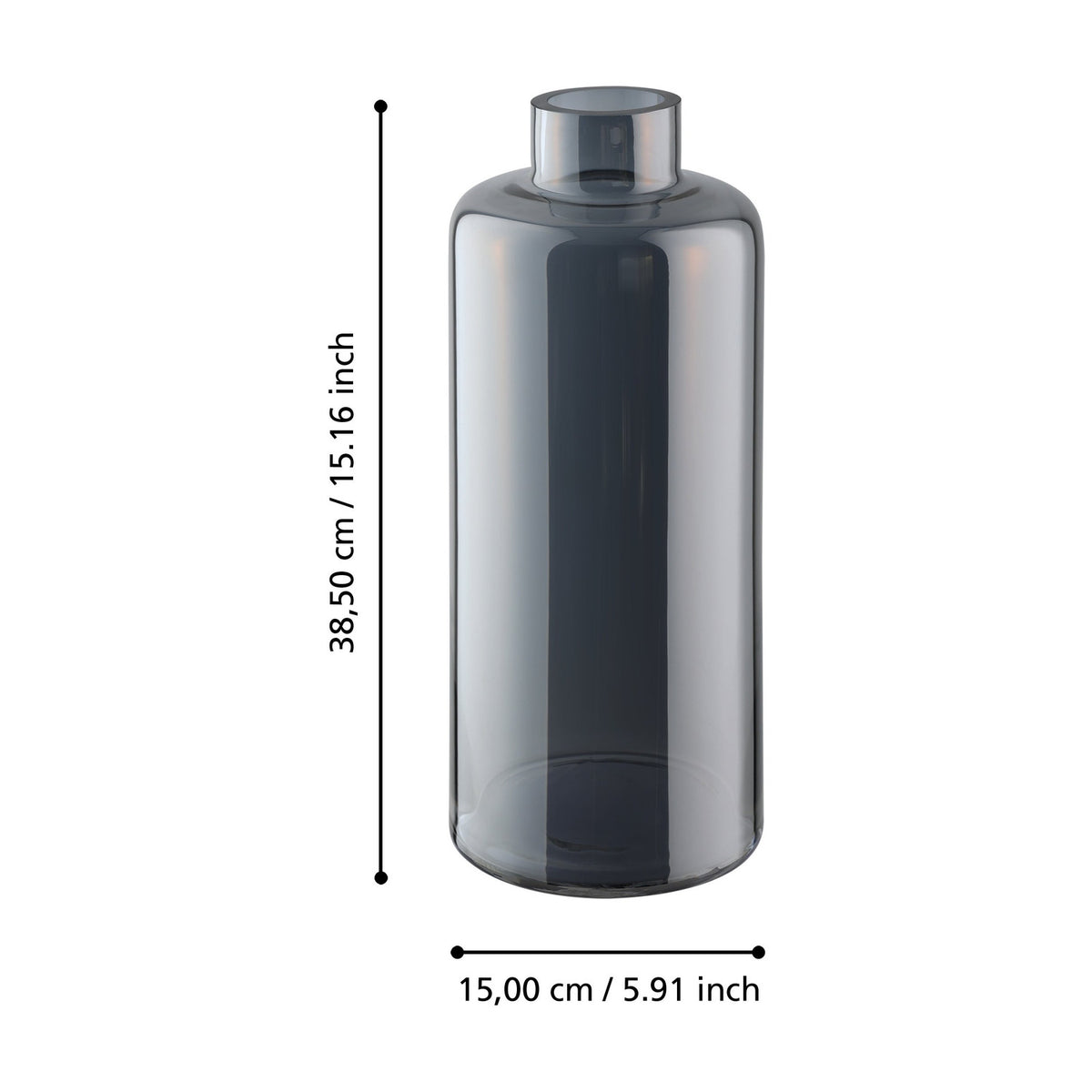 Nabas Glass Vase 38.5cm
