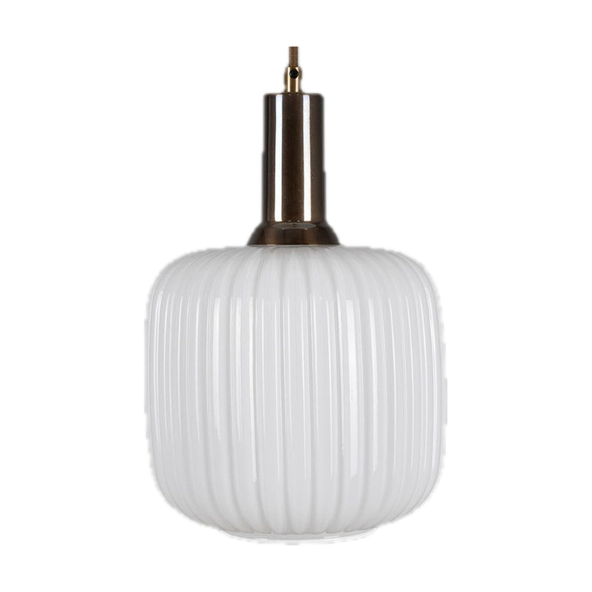 Nahla Ribbed Glass Pendant Light