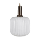 Nahla Ribbed Glass Pendant Light
