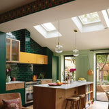 Nahla Ribbed Glass Pendant Light