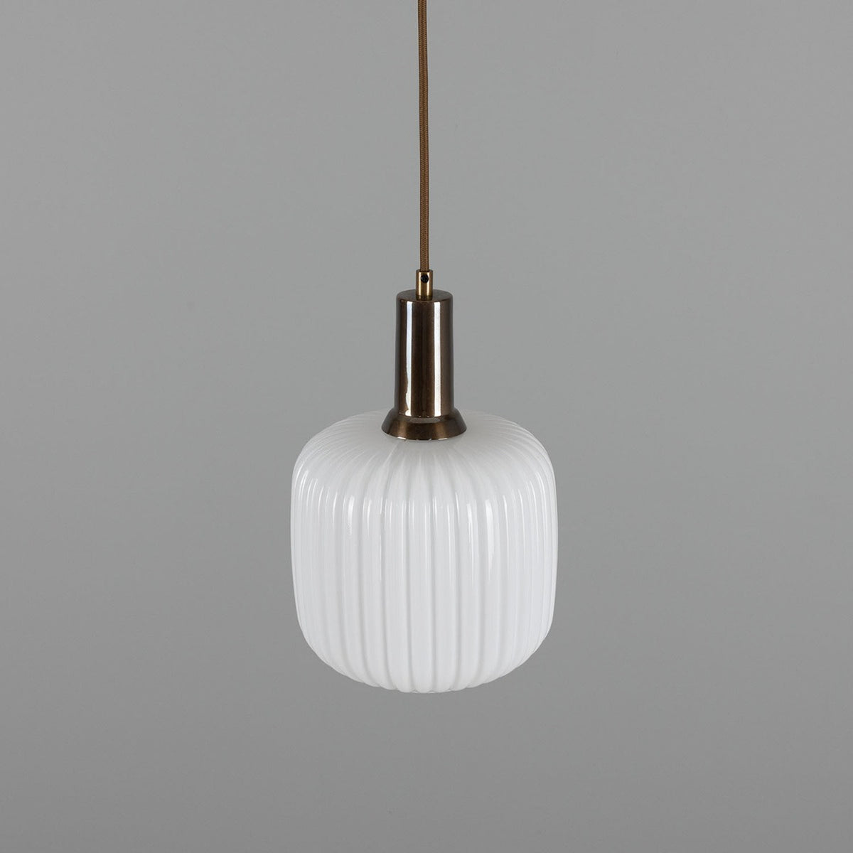 Nahla Ribbed Glass Pendant Light