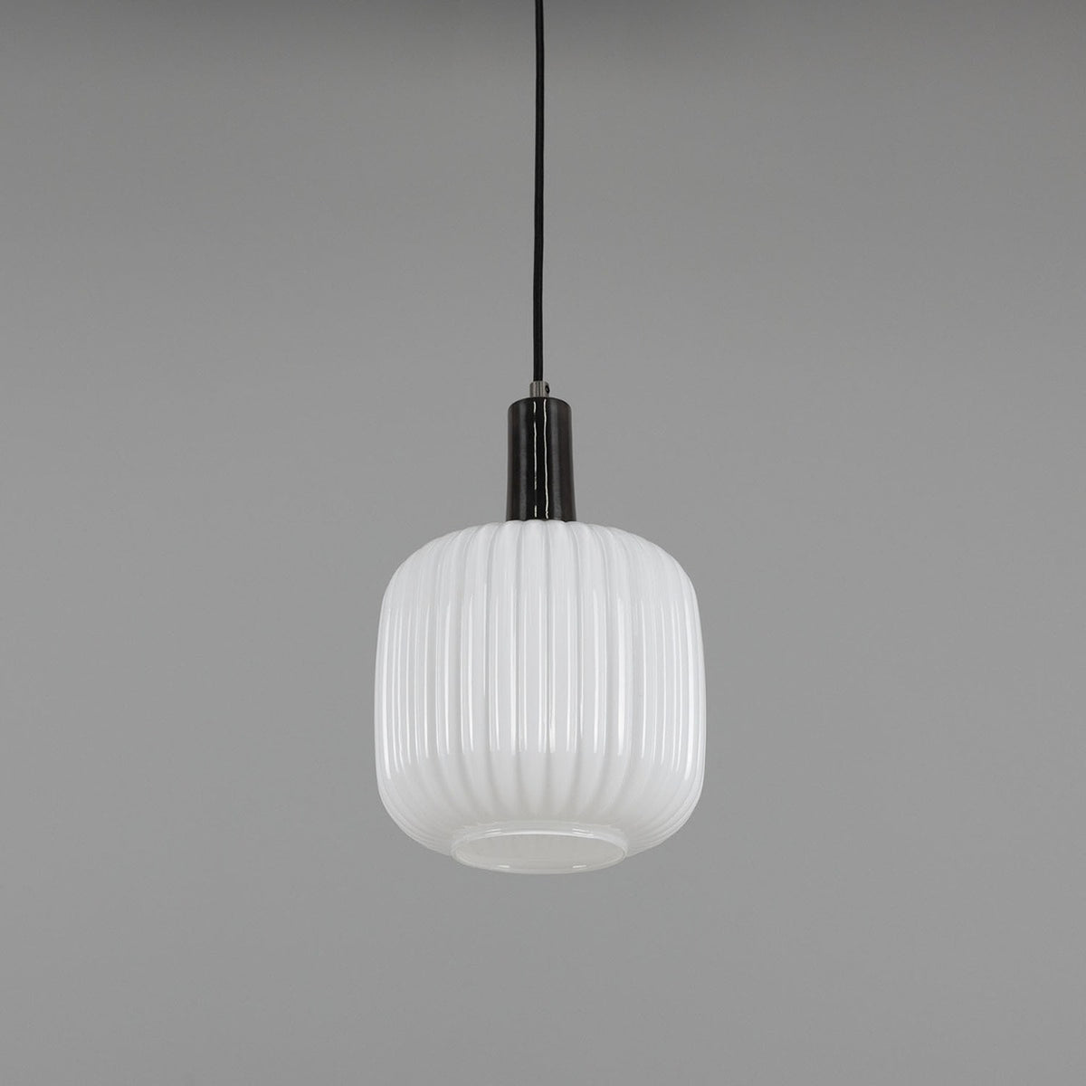 Nahla Ribbed Glass Pendant Light