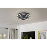 Namori Ceiling Fan with Light - Black