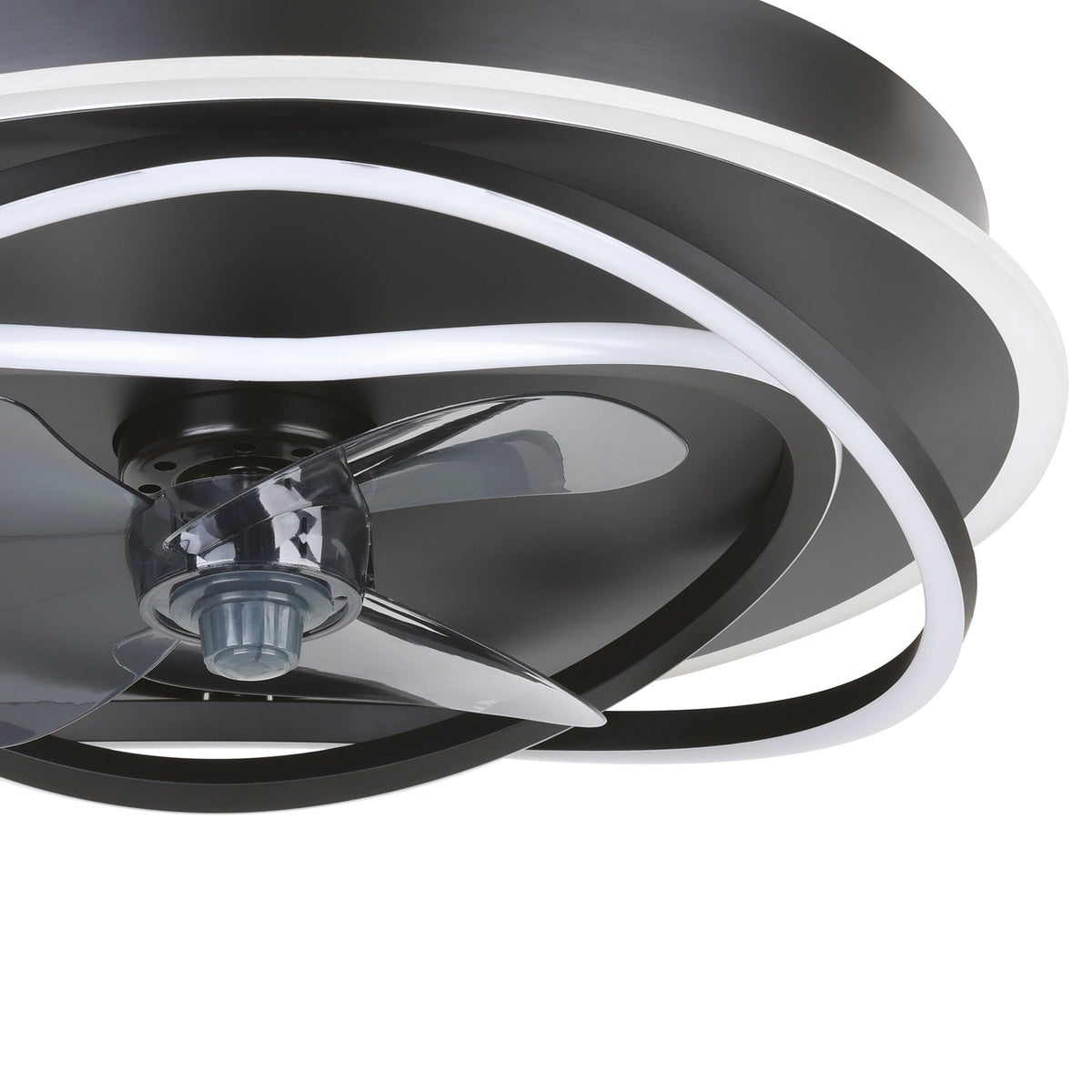 Namori Ceiling Fan with Light - Black