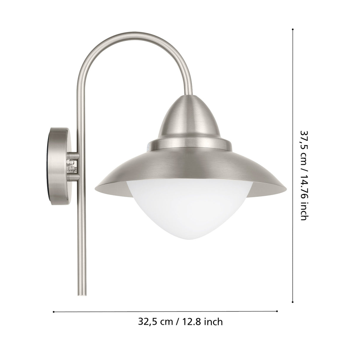 Nasvanne Outdoor Wall Light - Stainless Steel