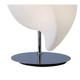 Natura Small 2 Light Table Lamp - Polished Chrome/Opal White