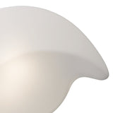 Natura 2 Light Flush Ceiling/Wall Light - Polished Chrome/Opal White