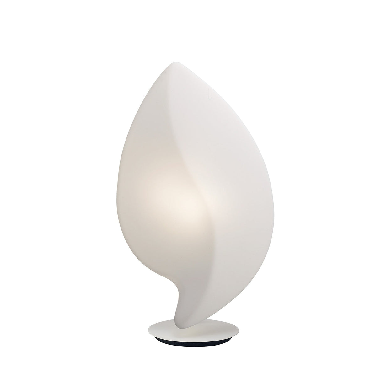 Natura Large 2 Light Outdoor Table Lamp - Polished Chrome/Opal White