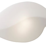 Natura 2 Light Outdoor Flush Ceiling/Wall Light - Matt White/Opal White