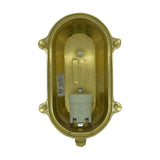 Horatio Junior Oval Bulkhead Light IP64 - Raw Brass