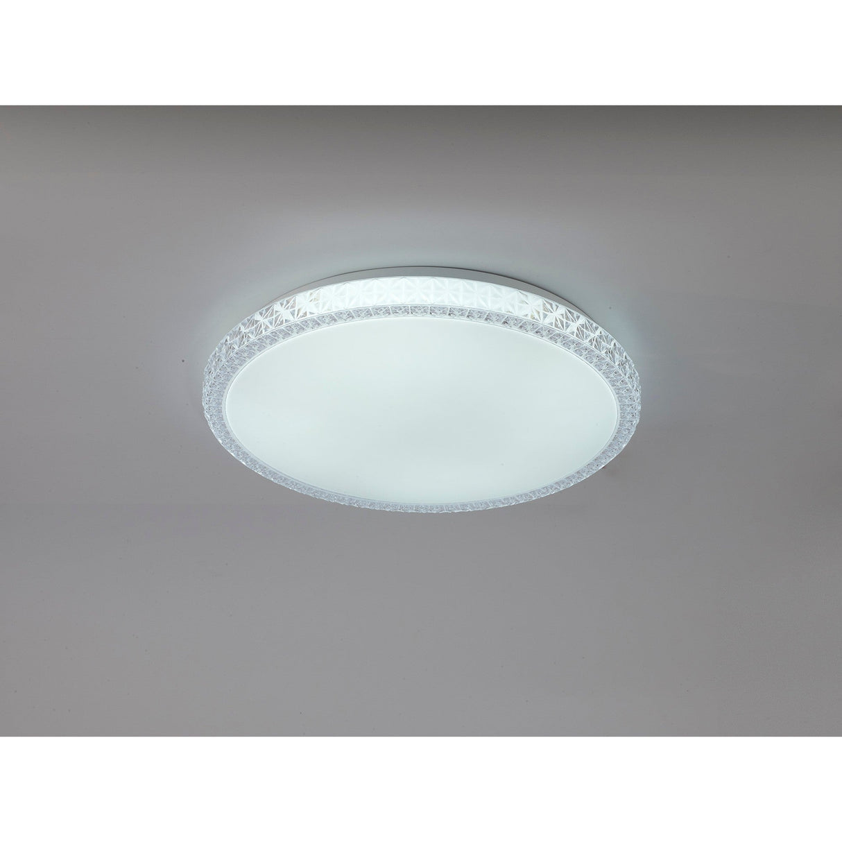 Naxos CCT Dimmable LED Flush Ceiling Light With Remote Control - White