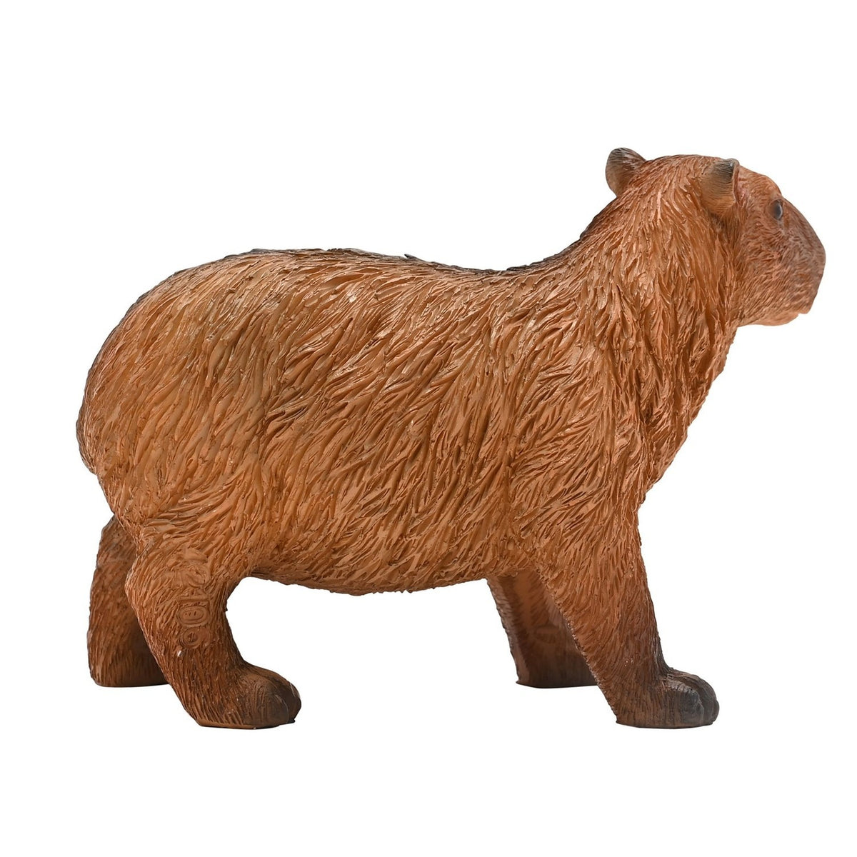 Standing Capybara Polystone Resin Figurine 10cm - Brown