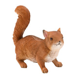 Squirrel Resin Figurine with Raised Bushy Tail 15cm - Brown